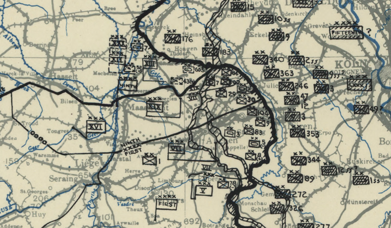 Battle Archives Map Ardennes Counteroffensive (Battle of the Bulge) #3