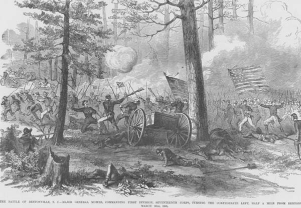 Battle Archives Map Bentonville, North Carolina