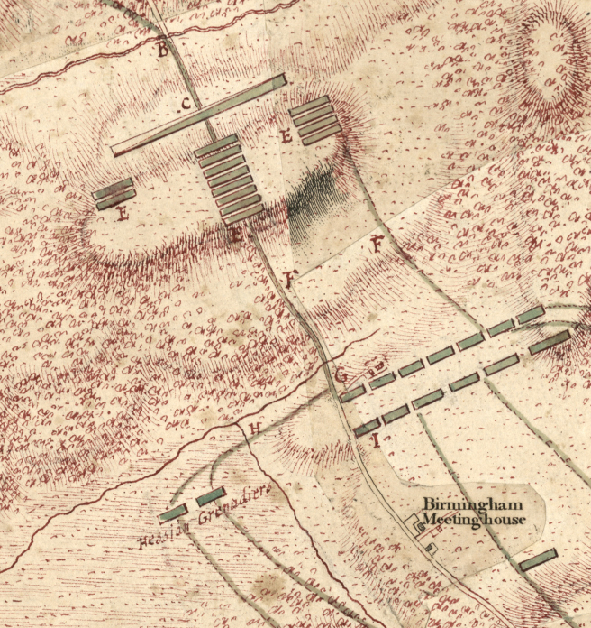 Battle Archives Map Brandywine, Pennsylvania