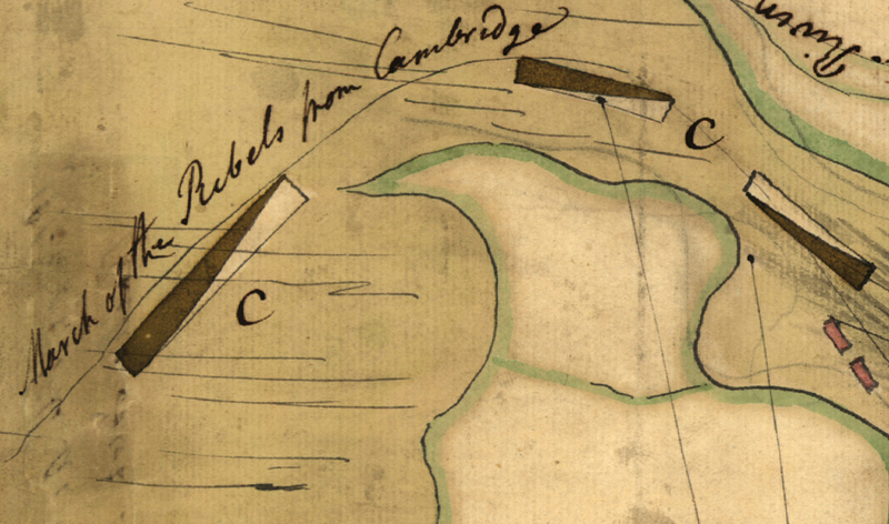 Battle Archives Map Bunker Hill, Massachusetts #1