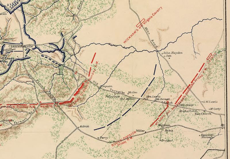 Battle Archives Map Chancellorsville #3