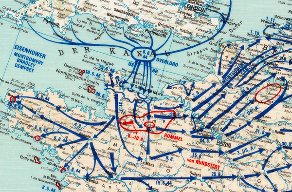world war 2 battles map