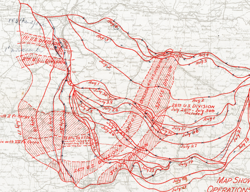 Battle Archives Map Marne II