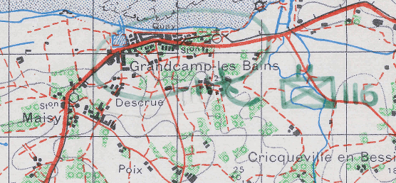 Battle Archives Map Normandy Omaha Beach Battle Map