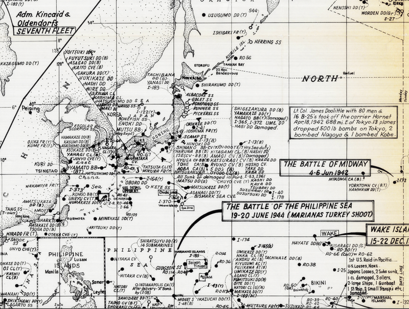 Battle Archives Map Pacific War #1