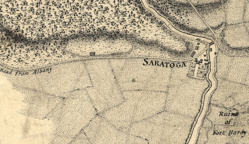 Battle Archives Map Saratoga, New York