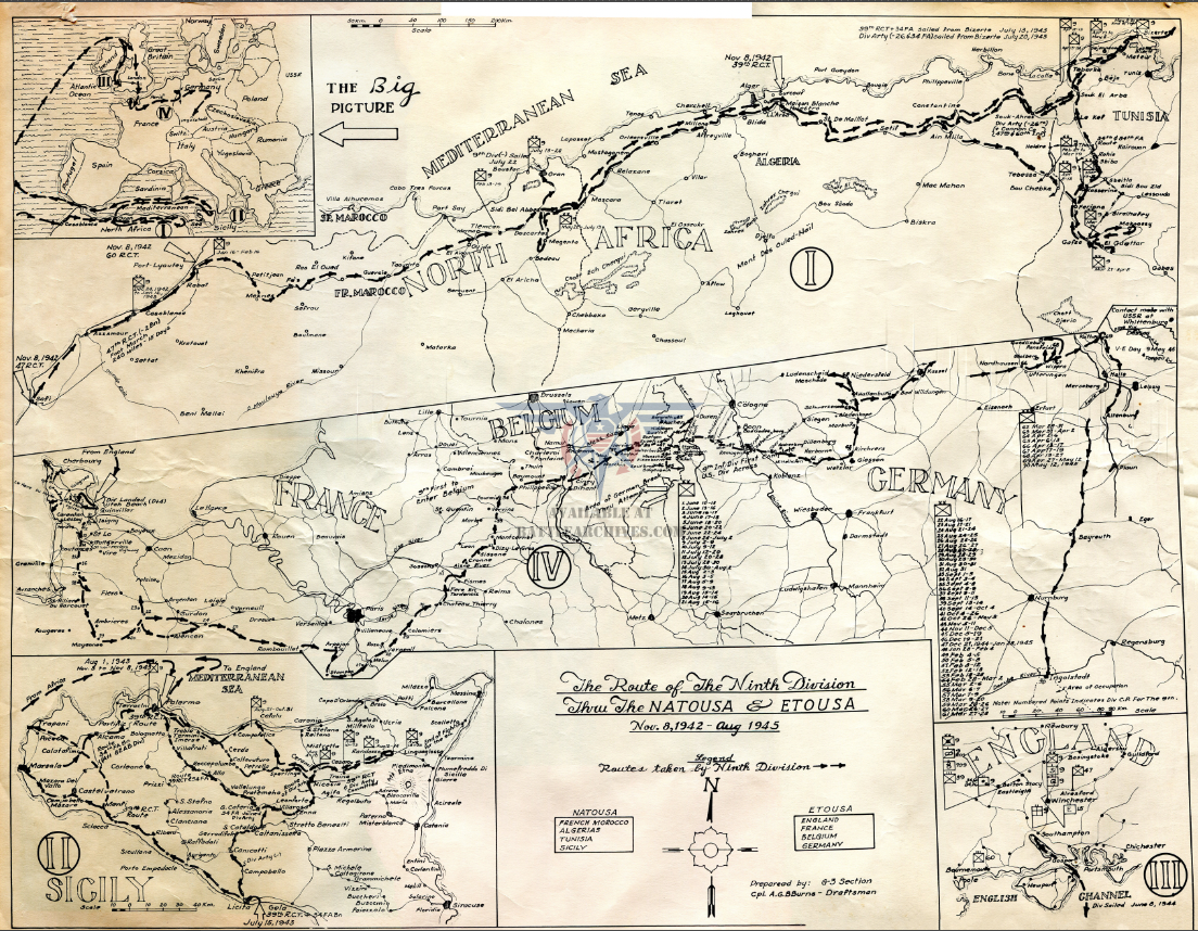 European Campaign of the 9th Infantry Division