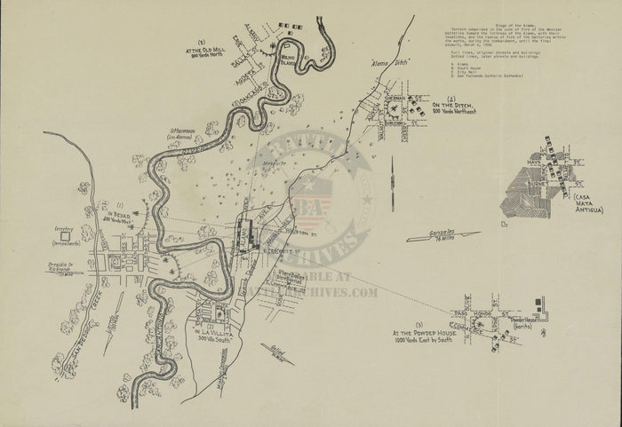 Battle Archives Map Alamo #2