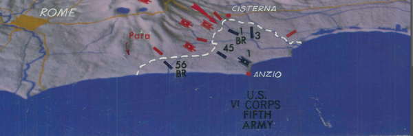 Battle Archives Map Anzio