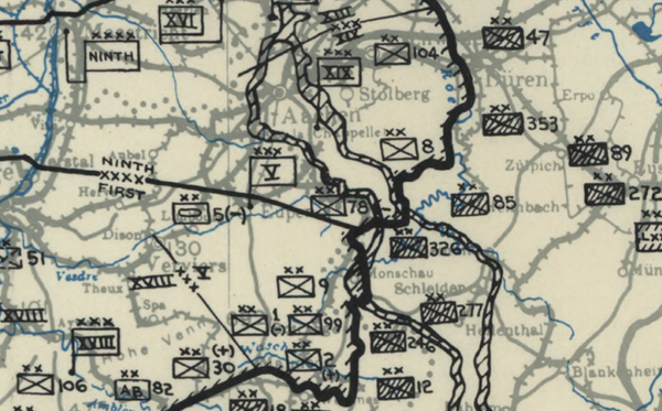 Ardennes Counteroffensive (Battle of the Bulge) 31 December Map