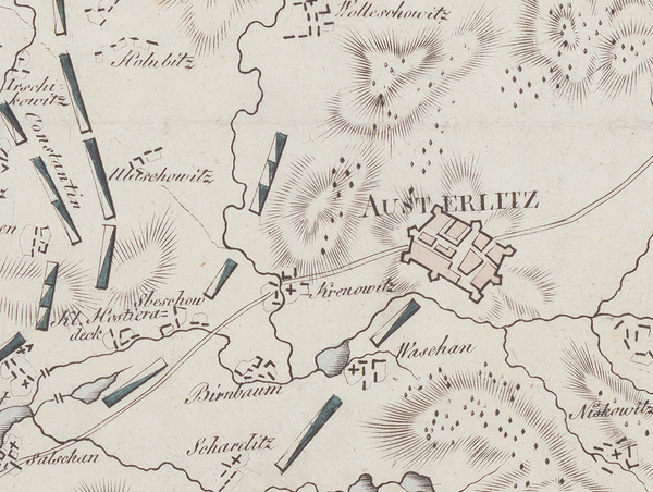 Battle Archives Map Austerlitz (Napoleon's Greatest Victory) Battle Map