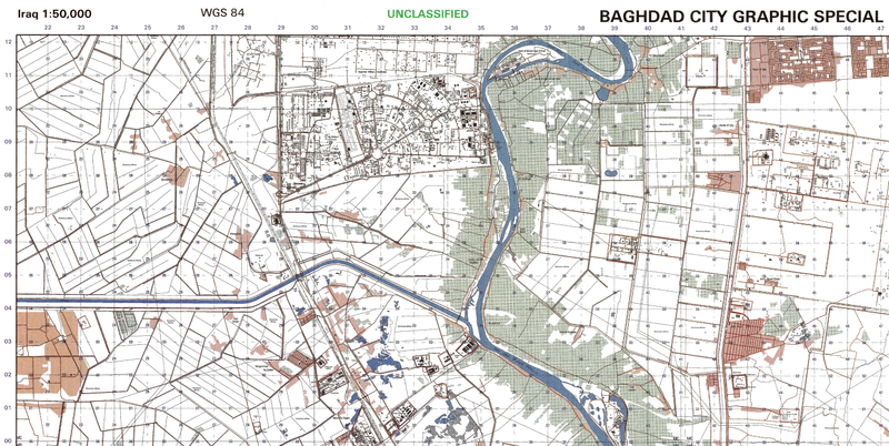 Battle Archives Map Baghdad, Iraq #1