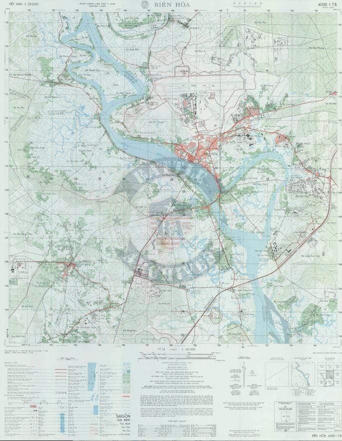 Battle Archives Map Bien Hoa #2