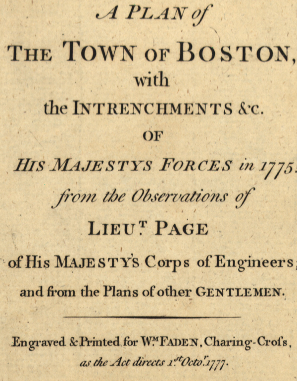 Battle Archives Map Boston #1