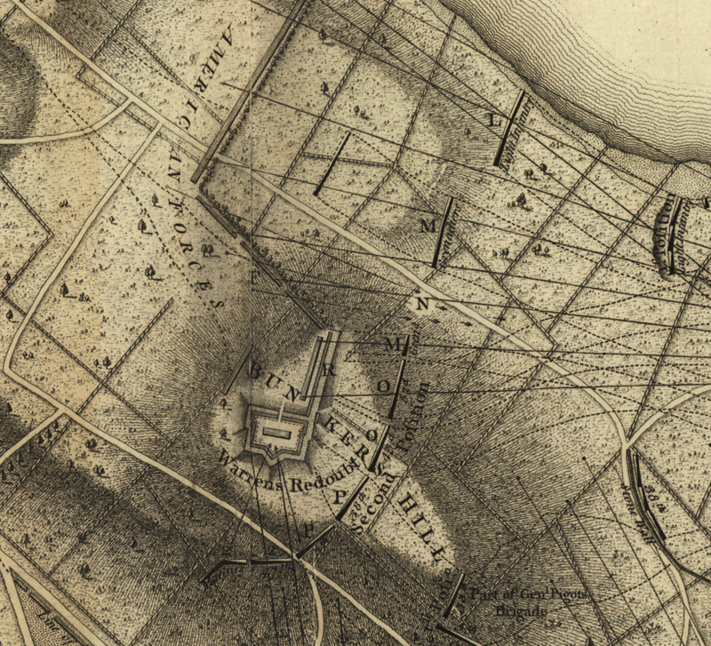 Battle Archives Map Bunker Hill, Massachusetts #2