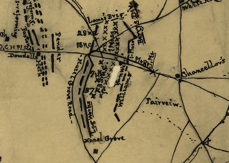 Battle Archives Map Chancellorsville #1