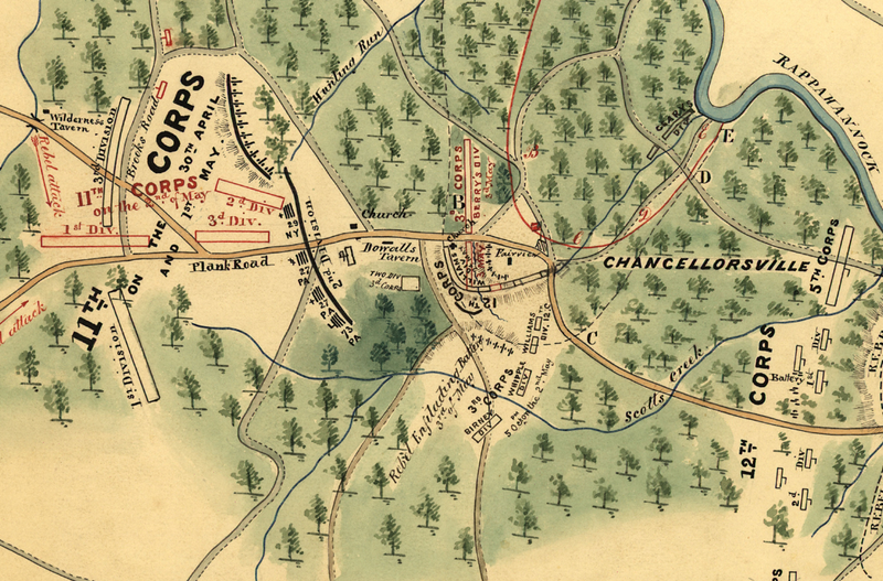 Battle Archives Map Chancellorsville #2