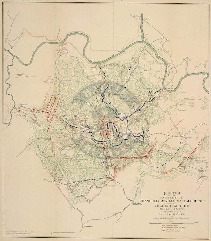 Battle Archives Map Chancellorsville #3