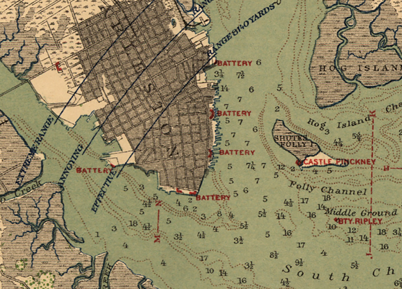 Battle Archives Map Charleston, South Carolina #2