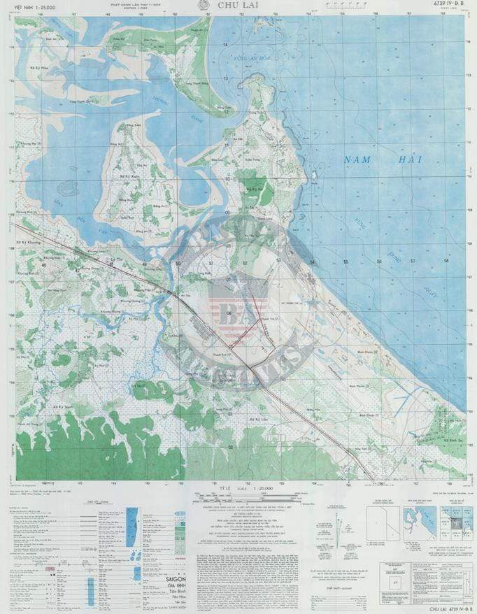 Battle Archives Map Chu Lai