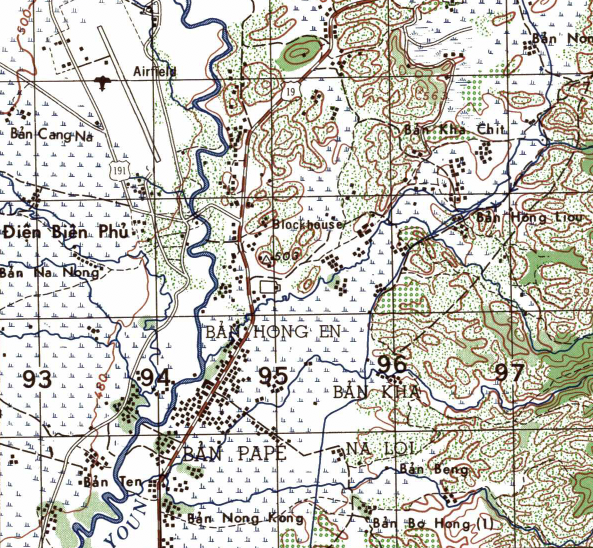 Battle Archives Map Dien Bien Phu