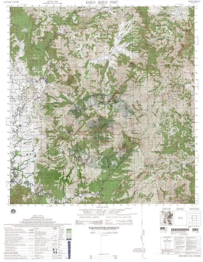 Battle Archives Map Dien Bien Phu