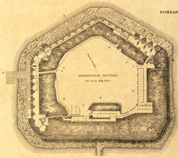 Battle Of Fort Sumter Map