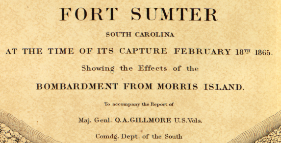 Battle Archives Map Fort Sumter, South Carolina #3