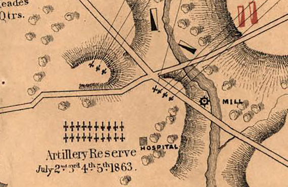 Battle Archives Map Gettysburg #4