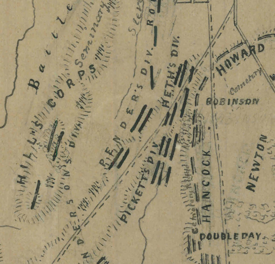 Battle Archives Map Gettysburg #5
