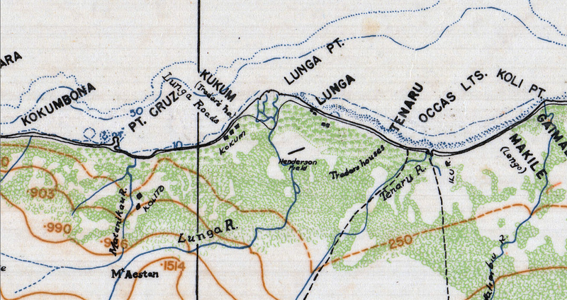 Battle Archives Map Guadalcanal #2