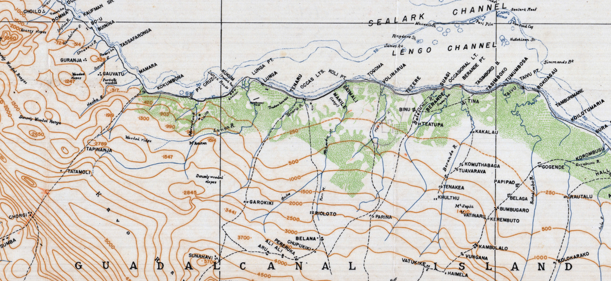 Guadalcanal Battle Map Guadalcanal (Point Cruz) Battle Map – Battle