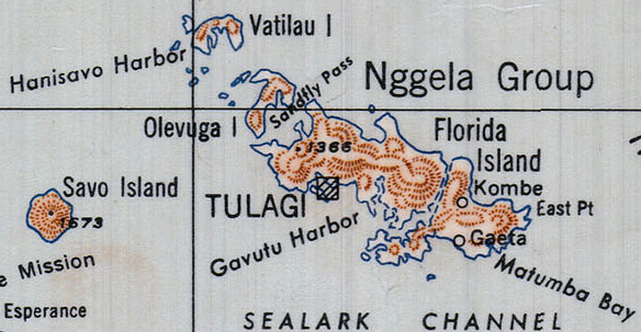 Battle Archives Map Guadalcanal #5