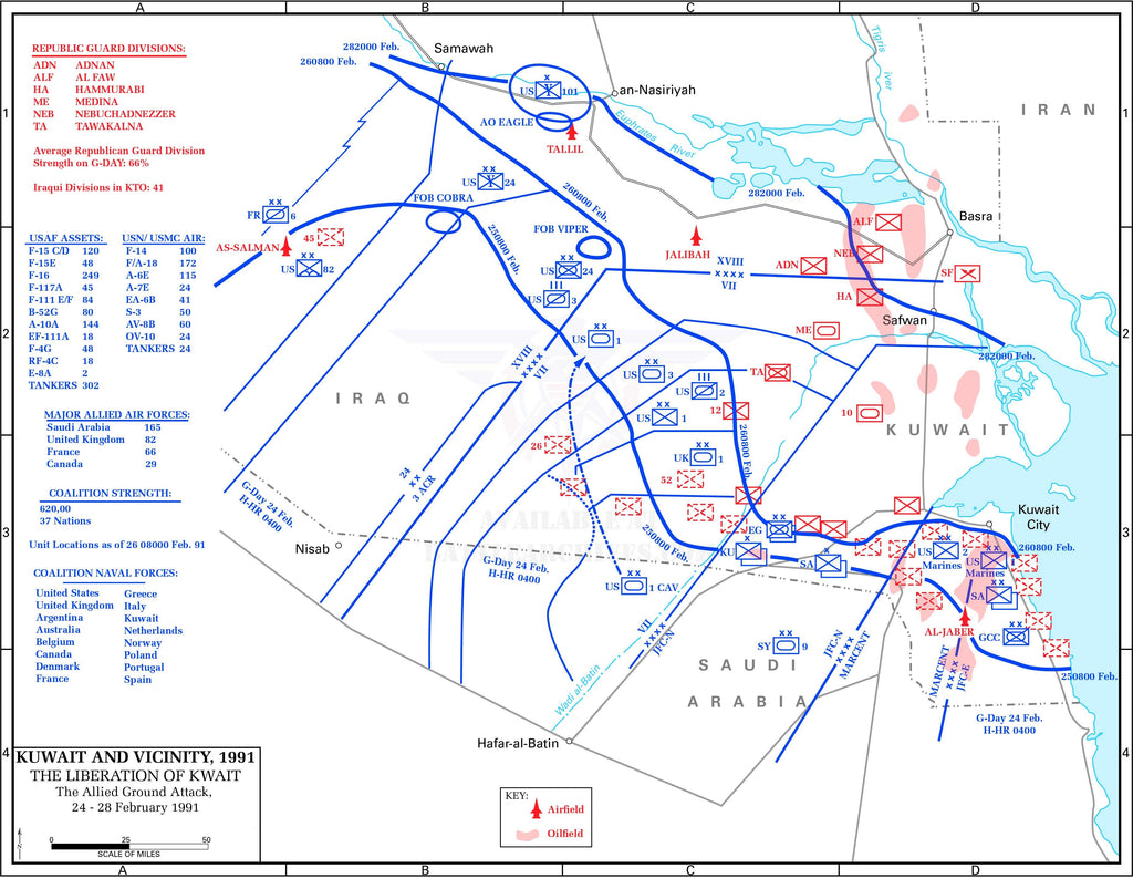Texon Operations Map Operation Desert Storm Map