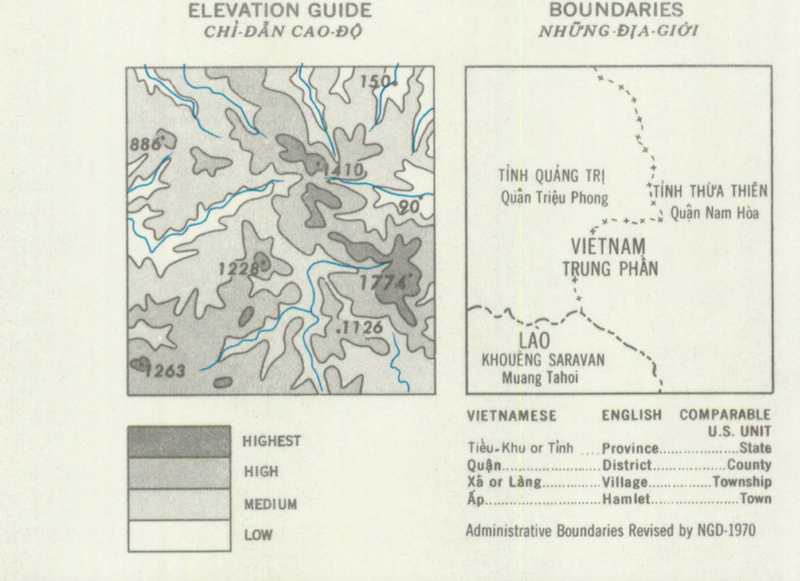 Battle Archives Map Hill 937, Vietnam (Hamburger Hill)