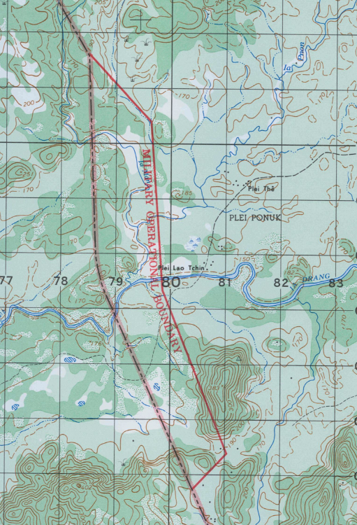 Battle Archives Map Ia Drang Valley