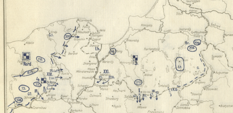 Battle Archives Map Invasion of Poland