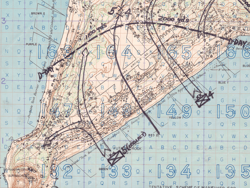 Battle Archives Map Iwo Jima #1