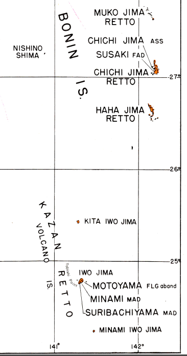 Battle Archives Map Iwo Jima #11