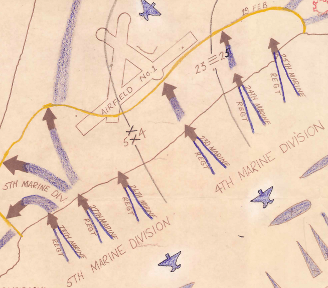Battle Archives Map Iwo Jima #2