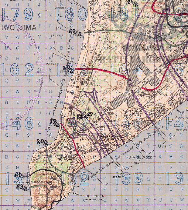Battle Archives Map Iwo Jima #3