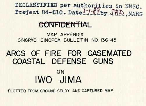 Battle Archives Map Iwo Jima #8