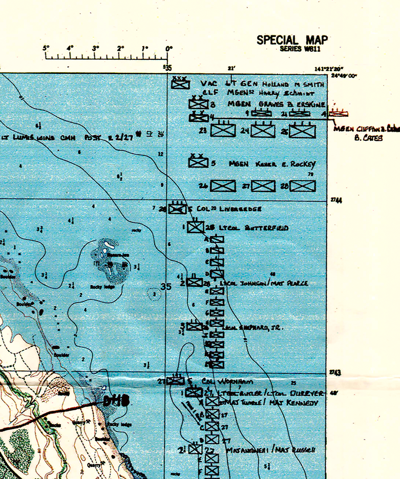 Battle Archives Map Iwo Jima Battle Map With Detailed Descriptions and Order of Battle
