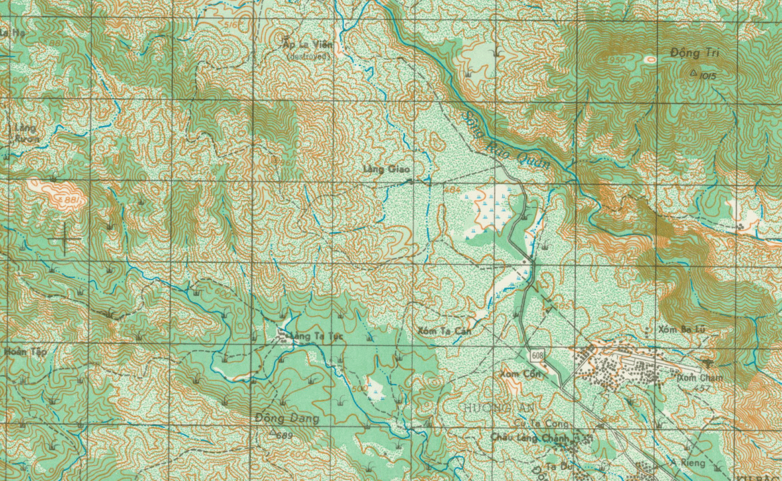 Khe Sanh 1968 Topographical Map – Battle Archives