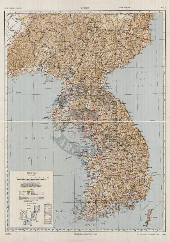 Battle Archives Map Korean Peninsula #1