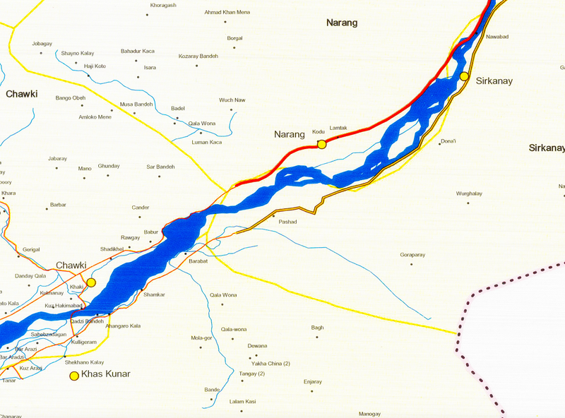 Battle Archives Map Kunar Province, Afghanistan