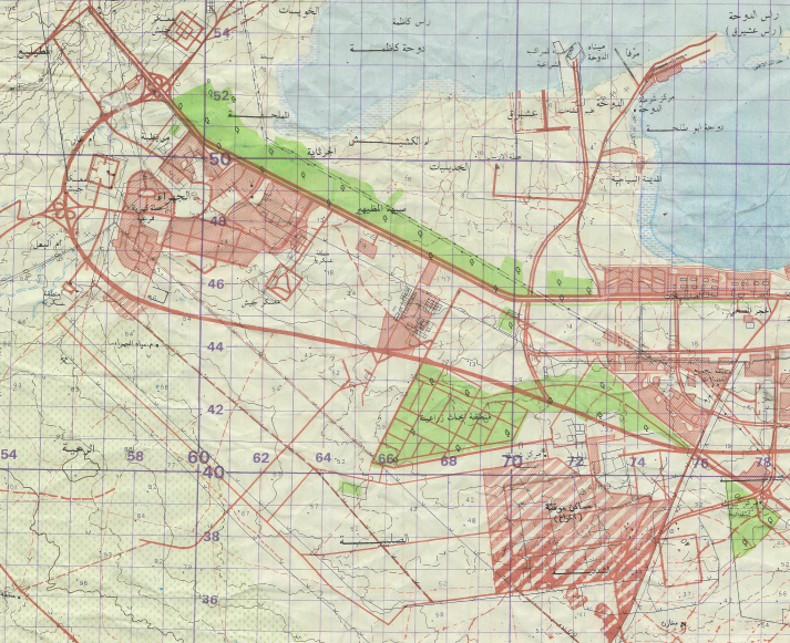Kuwait Map History Kuwait City 1990 Topographical Map