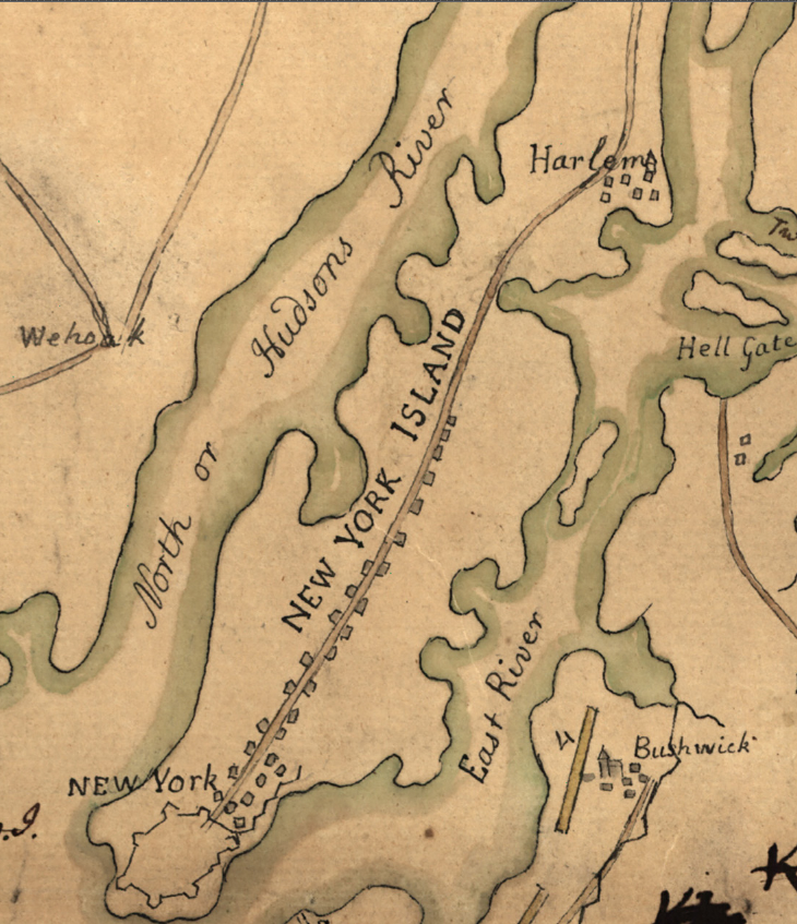 Battle Archives Map Long Island (or Brooklyn or Brooklyn Heights), New York #1