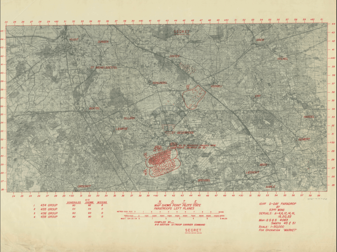 Battle Archives Map Market Garden #1