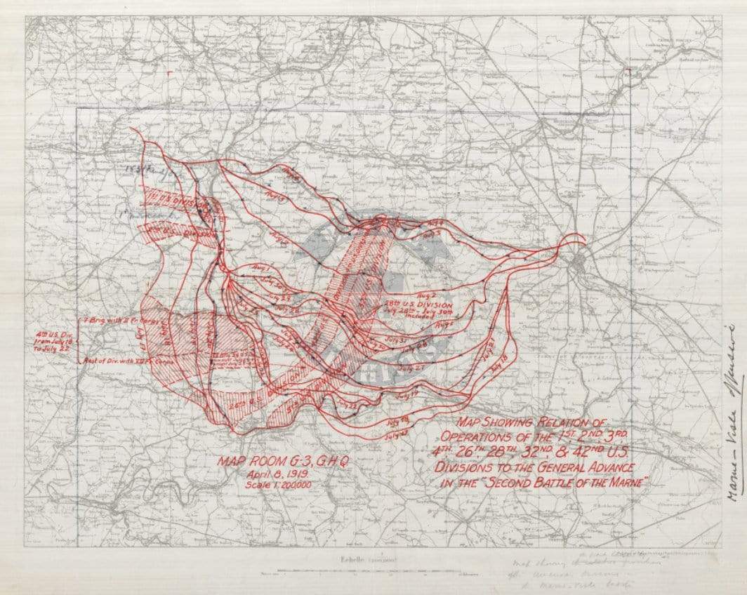 Battle Archives Map Marne II